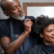 Fade haircut