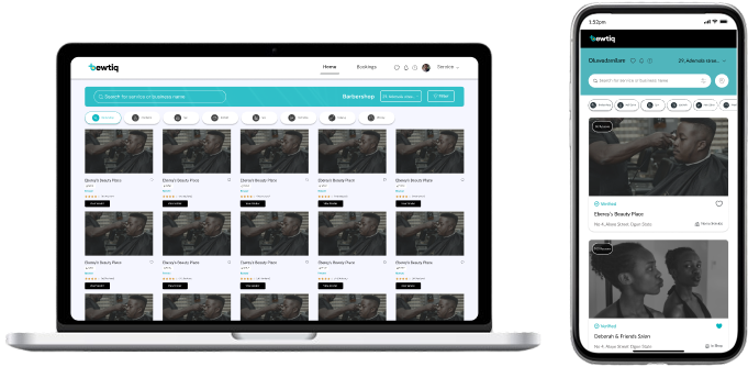 Bewtiq desktop interface